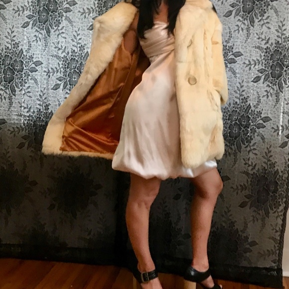 Vintage Rabbit Fur Coat - Picture 5 of 5